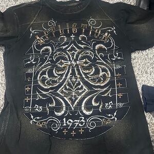 Affliction mens tahirt Medium